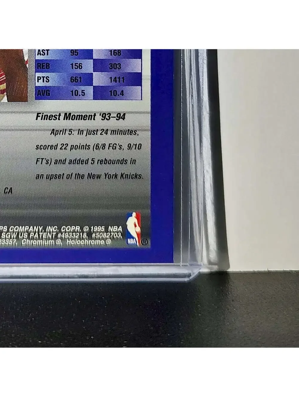 Harold Miner 1994-95 Topps Finest #214 Basketball Card